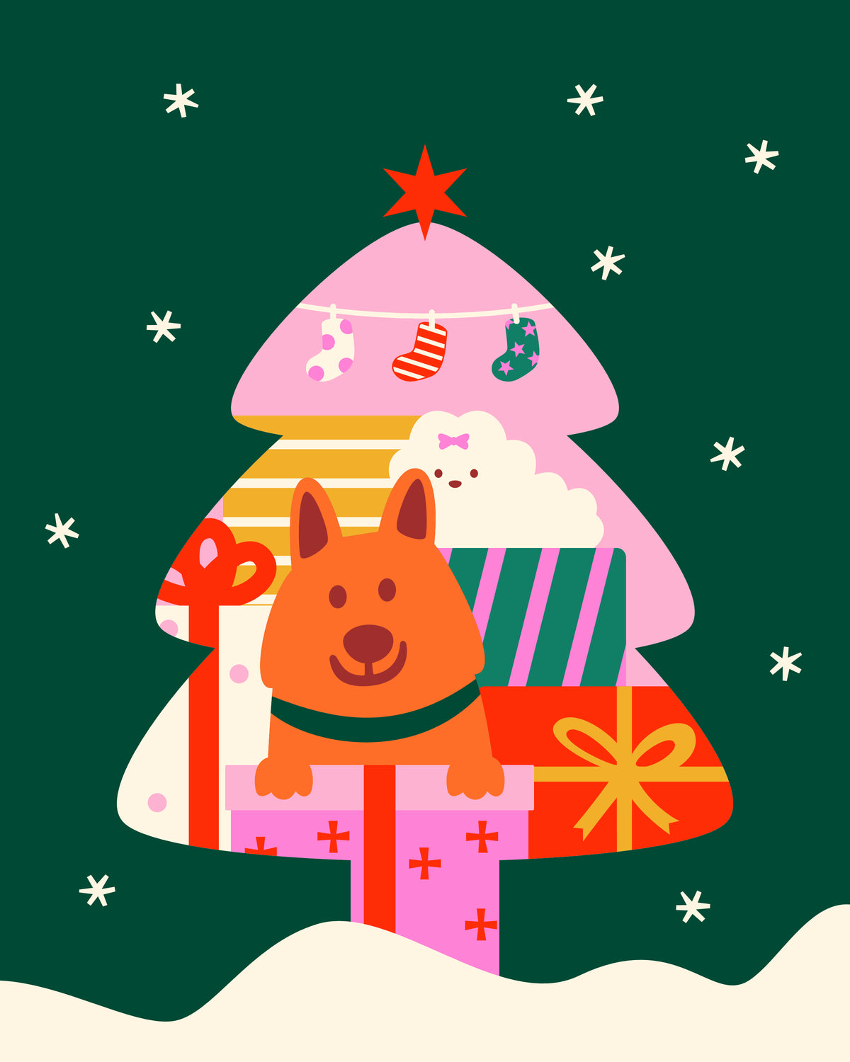 Perfect Christmas Gift Layered Art Template