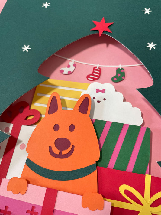 Perfect Christmas Gift Layered Art Template